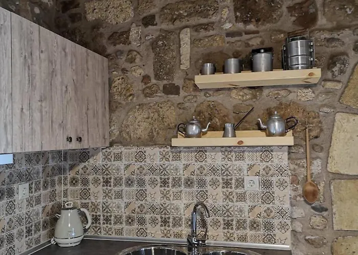 M&m Stone-village House-family-vintage *